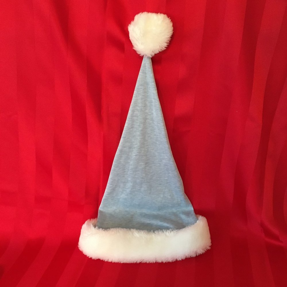 Like New Baby Blue Santa Hat